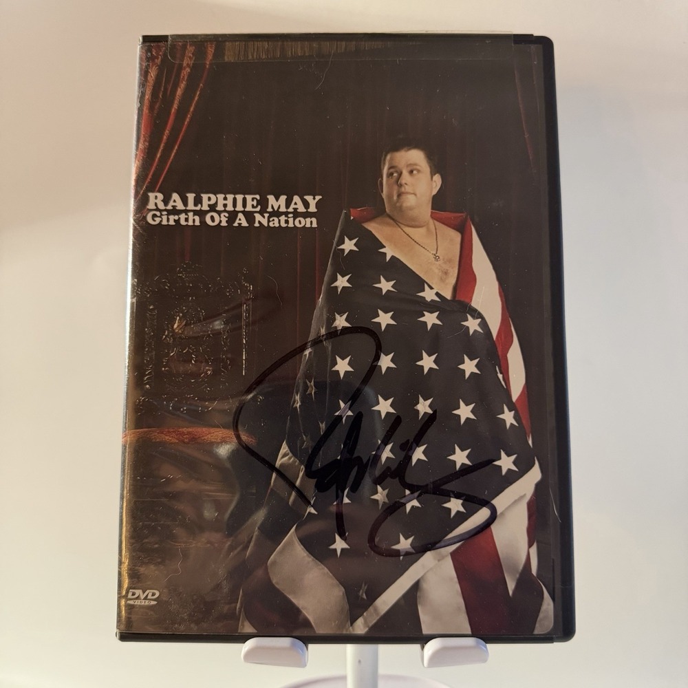 Ralphie May Girth of a Nation Signed DVD Autographed Comedy Cover Late Legend